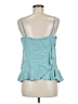 Amour Vert 100% Cupro Teal Sleeveless Blouse Size M - photo 2