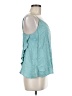 Amour Vert 100% Cupro Teal Sleeveless Blouse Size M - photo 4