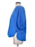 Glam Blue 3/4 Sleeve Blouse Size S - photo 5