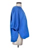Glam Blue 3/4 Sleeve Blouse Size S - photo 4