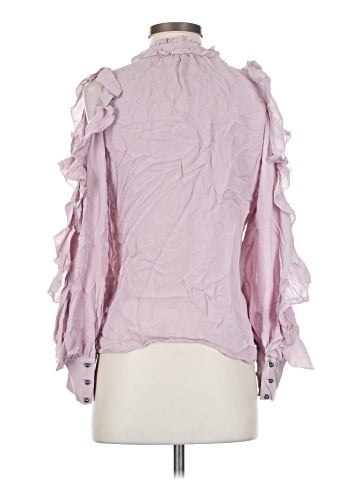 Parker 3/4 Sleeve Silk Top (view 2)