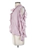 Parker 100% Silk Pink 3/4 Sleeve Silk Top Size XS - photo 5