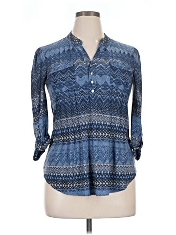 Cocomo 3/4 Sleeve Button-Down Shirt (view 1)