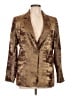 Bar III 100% Polyester Gold Blazer Size 12 - photo 1