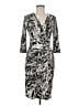 Calvin Klein Animal Print Silver Cocktail Dress Size 6 - photo 1