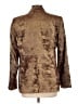 Bar III 100% Polyester Gold Blazer Size 12 - photo 2