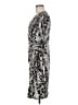 Calvin Klein Animal Print Silver Cocktail Dress Size 6 - photo 5