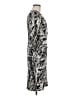 Calvin Klein Animal Print Silver Cocktail Dress Size 6 - photo 4