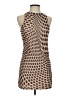 Noisy May Graphic Tan Cocktail Dress Size XS - photo 1