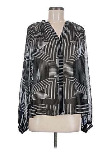 White House Black Market Long Sleeve Blouse (view 1)