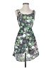 Kirra Graphic Gray Casual Dress Size S - photo 1