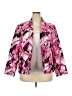 Jones Studio 100% Polyester Print Pink Blazer Size 20 - photo 1