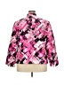 Jones Studio 100% Polyester Print Pink Blazer Size 20 - photo 2