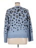Nine West Animal Print Blue Pullover Sweater Size XL Petite - photo 2