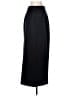 Oleg Cassini Solid Black Formal Skirt Size 10 - photo 2