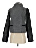 Vince. Chevron-herringbone Color Block Solid Gray Jacket Size S - photo 1