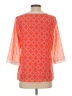 Jaclyn Smith 100% Polyester Orange 3/4 Sleeve Blouse Size S - photo 2