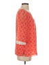 Jaclyn Smith 100% Polyester Orange 3/4 Sleeve Blouse Size S - photo 4