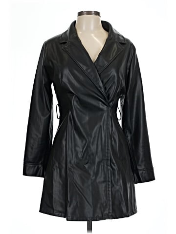 Zara Faux Leather Jacket (view 1)