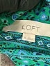 Ann Taylor LOFT 100% Polyester Green 3/4 Sleeve Blouse Size XL - photo 7