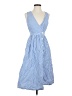 J.Crew Stripes Blue Casual Dress Size 0 - photo 1