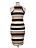 No Boundaries Stripes Brown Casual Dress Size XL - photo 2