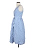 J.Crew Stripes Blue Casual Dress Size 0 - photo 5