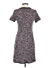 Ann Taylor LOFT Tweed Gray Burgundy Casual Dress Size 4 - photo 2