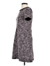 Ann Taylor LOFT Tweed Gray Burgundy Casual Dress Size 4 - photo 5