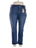 Eddie Bauer Solid Blue Jeans Size 14 - photo 1