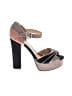 Lauren Conrad Color Block Gray Sandals Size 8 - photo 1