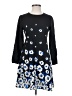 CeCe 100% Polyester Blue Casual Dress Size 2 - photo 1