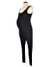 Isabel Solid Black Jumpsuit Size L - photo 1
