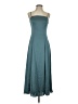 Theory 100% Polyester Solid Teal Casual Dress Size 0 - photo 1