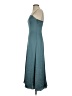Theory 100% Polyester Solid Teal Casual Dress Size 0 - photo 5