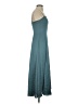 Theory 100% Polyester Solid Teal Casual Dress Size 0 - photo 4