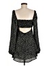 Missguided Polka Dots Black Casual Dress Size 4 - photo 2