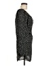 Missguided Polka Dots Black Casual Dress Size 4 - photo 4