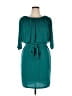 Sangria Solid Teal Cocktail Dress Size 10 - photo 1