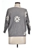 Sioni Floral Gray Pullover Sweater Size L - photo 1