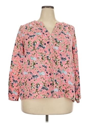 Style&Co Long Sleeve Blouse (view 1)