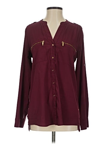 Calvin Klein Long Sleeve Blouse (view 1)