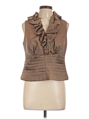 J.R. Nites by Carol Lin Sleeveless Blouse (view 1)
