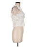 Topshop 100% Polyester White Sleeveless Blouse Size 8 - photo 4