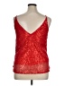 Shein 100% Polyester Red Sleeveless Blouse Size XL - photo 2