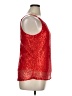 Shein 100% Polyester Red Sleeveless Blouse Size XL - photo 4