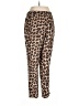 Zara Basic Animal Print Brown Casual Pants Size M - photo 2