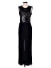 BCBGMAXAZRIA 100% Polyester Black Jumpsuit Size 2 - photo 1