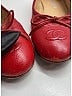 Chanel Red Quilted Leather Cap Toe Ballet Flats Size EU 38 - photo 3