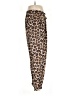 Zara Basic Animal Print Brown Casual Pants Size M - photo 4